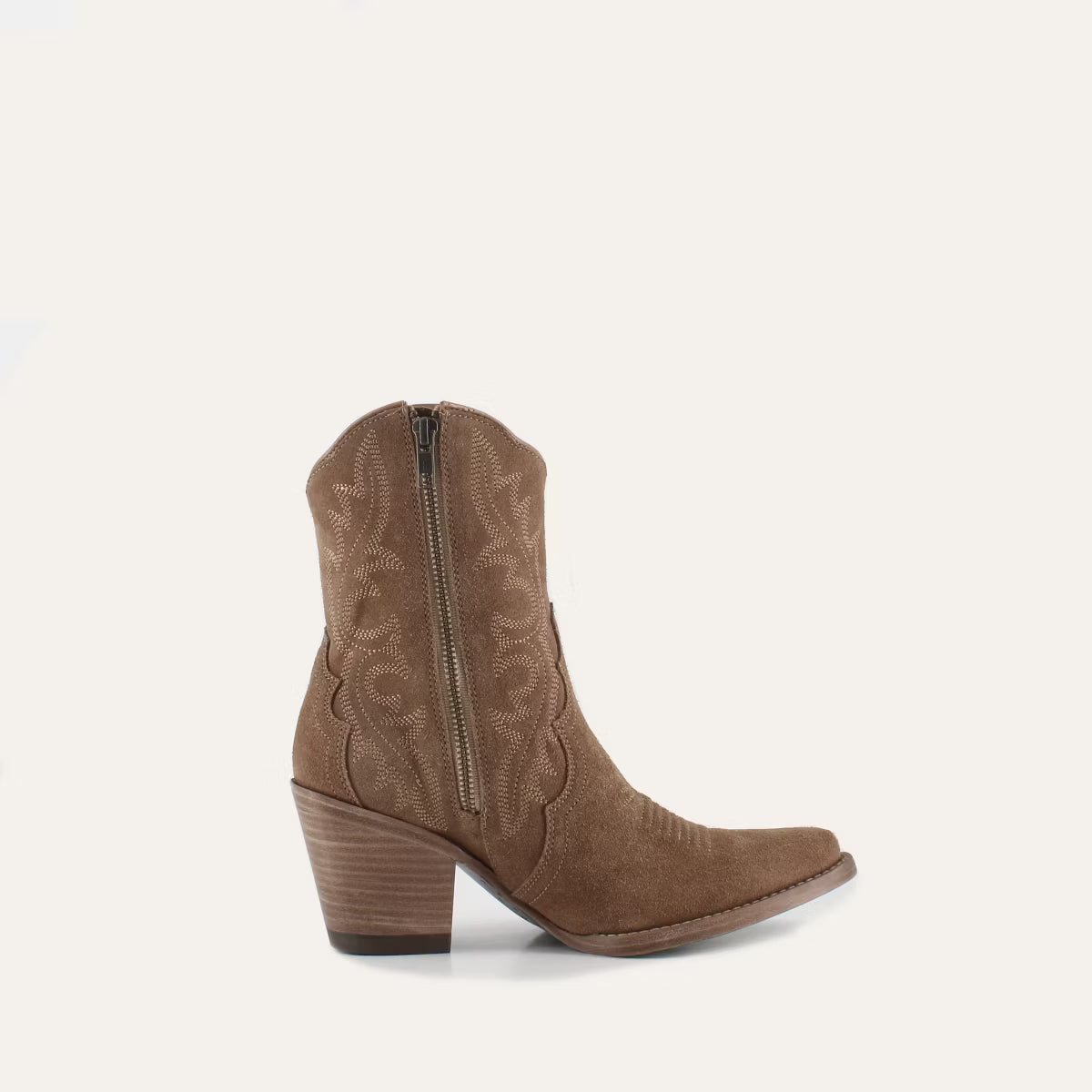 Buck & Brana Brooke Leather Cowgirl Boots - Stylish Western Footwear & Comfort bro8900, Camel, 11